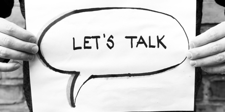 Let´s talk.
